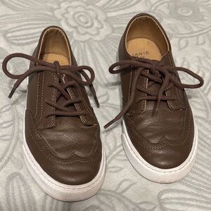 Janie and Jack Chocolate Brown Kids Dress Shoes